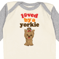 thumbnail image 4 of Inktastic Yorkshire Terrier Dog Yorkie Boys or Girls Long Sleeve Baby Bodysuit, 4 of 5