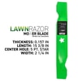 thumbnail image 3 of LawnRAZOR Notched High Lift Blade for Husqarna 44 inch 532130652 3 Pack 810-CBL2325D, 3 of 7