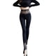 thumbnail image 2 of Calcetines de moda para mujer, de color liso, con encaje, elásticos, con parte inferior alta, leggings de dacrón para mujer, 2 of 5
