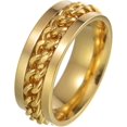thumbnail image 1 of GHSDFBB Mens Fidget Rings Anxiety Spinner Rings for Men Classic Chain Rings for Women Teen Kids Boys Titanium Steel Ring, 1 of 7