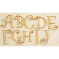 thumbnail image 2 of 1 Pc, 6 Inch X 1/4 Inch Thick Wood Letters T In The Curlz Font Great For Craft Project & Different Decor, 2 of 3