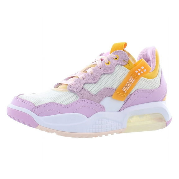 Jordan Ma2 Girls Shoes Size 6, Color: Pink/White/Orange