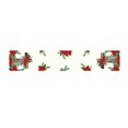 thumbnail image 1 of braveheart Premium Christmas Table Runner Stylish Holiday Flair With Delicate Floral Easy And Convenient To Clean. B04, 1 of 6