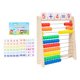 thumbnail image 1 of Ábaco de madera para matemáticas infantiles, material didáctico para matemáticas, herramienta de desarrollo, estante de conteo para primaria, 1.º y 2., 1 of 9