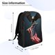 thumbnail image 4 of Disketp American Flag Mochila Unisex de Apertura Lateral Completa, Mochila para Laptop para Escuela, Trabajo y Viajes, 4 of 8