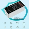 thumbnail image 3 of 8 Port Desktop Usbwith PD Digital Display, Desktop UsbHub Multi Port Charging Station for Phone Tablet, 100-240V Compatible, 30W Output, 3 of 8