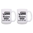 thumbnail image 1 of ThisWear 70th Birthday Gifts 70 Years Old You Do the Math Birthday Cup 2 Pack Gift 15oz Coffee Mugs, 1 of 4