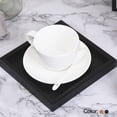 thumbnail image 4 of Uxcell 9" Square Wood Serving Tray Decorative Platter Home Kitchen Candle, Brown 2 Pack, 4 of 7