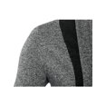 thumbnail image 3 of Lars Amadeus Men's Shawl Collar Contrast Color Knit Cardigan, 3 of 7