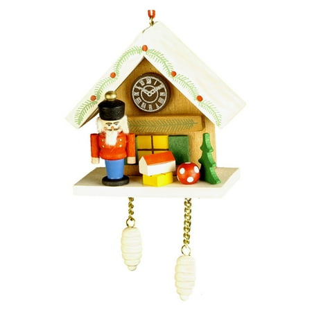 Christian Ulbricht Nutcracker with Brown Cuckoo Ornament