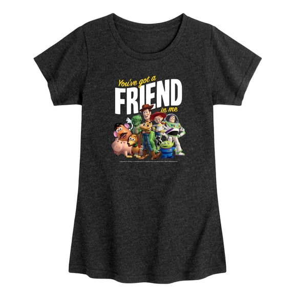 Toy Story - You've Got Friend In Me - Toddler Girls Fitted Short Sleeve T-Shirt