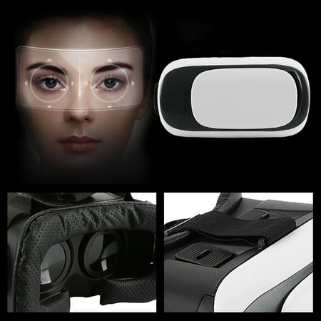 Jeobest Virtual Reality Headset - Eye Protected Virtual Reality Headset with Controller Lightweight & Comfortable Cardboard Headset for Games & 3D Movies for 3.5"-6.0" Android IOS iPhone