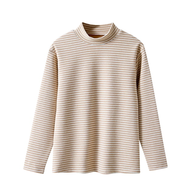 T-shirt à Manches Longues pour Garçons, Col Rond, Coton, Taille 6-7 Ans