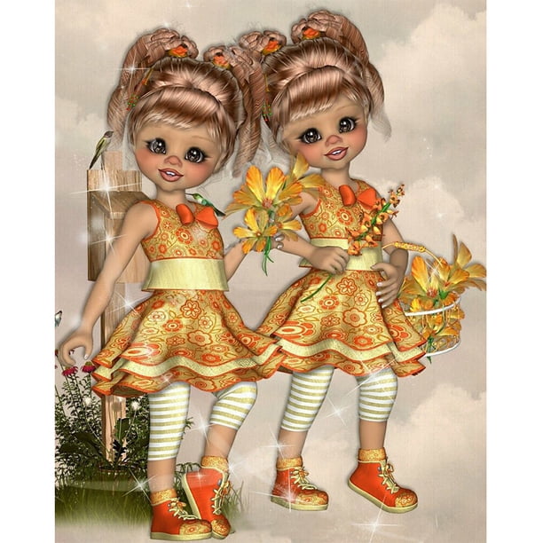 Cuadros Decorativos Diamante pintura 5D DIY muñeca completo redondo taladro Rhinestone JShteea Nuevos Originales