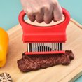 thumbnail image 3 of Meat Tenderizer with 48 Stainless Steel Ultra Sharp Needle Blades Rust-Free Kitchen Cooking Tool for Tenderizing Beef Pork Turkey Fish Cooking Essential for BBQ Marinade, 3 of 7