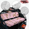 thumbnail image 6 of XYZCANDO Pink Camo Hunting Seat Cover for UTV 2 Pieces Full Back UTV Seat Covers Compatible with Kawasaki Mule 3010 All-Season Protection Seats Accessory Parts Washable, 6 of 7