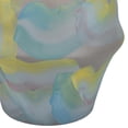 thumbnail image 3 of Accent Flower Vase, Brushstroke Pattern Blue Yellow Ceramic, 10 Inch, 3 of 6