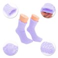 thumbnail image 3 of Unique Bargains 1 Pair Women's Soft Sleep Cozy Socks Purple 93% Polyester 7% Spandex, 3 of 5