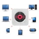 thumbnail image 4 of Reproductor de CD de pared, radio FM, Bluetooth, USB, MP3, 4 of 5