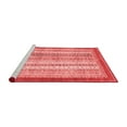 thumbnail image 2 of Ahgly Company Machine Washable Indoor Rectangle Abstract Red Modern Area Rugs, 5' x 8', 2 of 4