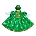 thumbnail image 3 of ZhyrZng Porch Goose Outfits St Patricks Day Costume | St Patricks Day Goose Outfit & Porch Goose St Patricks Day Green Clothing | Decorative Garden Statue Clothes Accessories For 23 Inch Lawn, 3 of 5