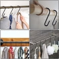 thumbnail image 5 of Perchas resistentes, perchas de hierro de metal con ganchos en forma de S, ajustables para diferentes necesidades, se adaptan a casi todos los estantes y rejillas, se organizan con ganchos prácticos, 5 of 5