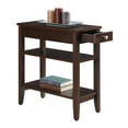 thumbnail image 5 of Convenience Concepts American Heritage 1 Drawer Wood Side Table, Espresso, 5 of 5