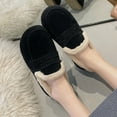 thumbnail image 5 of CHICVOMEY Women's Faux Fur Lined Winter Moccasin Slippers Comfort Indoor&Outdoor Loafers with Non-Slip Sole House Slippers for Women, 5 of 8