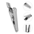 thumbnail image 3 of Miangastore Crocodile Clip Silver 8Pcs 2.0In, 3 of 8
