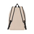 thumbnail image 3 of Daiia Brown Gingham Vintage Canvas Backpack for Men and Women ,Hiking Backpack,Travel Laptop Bag for School,Large Capacity Backpack, 3 of 8