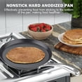 thumbnail image 3 of Cooks Standard Nonstick Hard Anodized 9.5-inch 24cm Crepe Griddle Pan, Black, 3 of 4