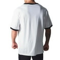 thumbnail image 4 of Krdevn Mens Shirts - Men's Cotton Casual T Shirt | Summer Short Sleeve Comfort Fit | Breathable Running Tee for & Workout,Mens Fall Shirts,Color:White,Size:L, 4 of 5