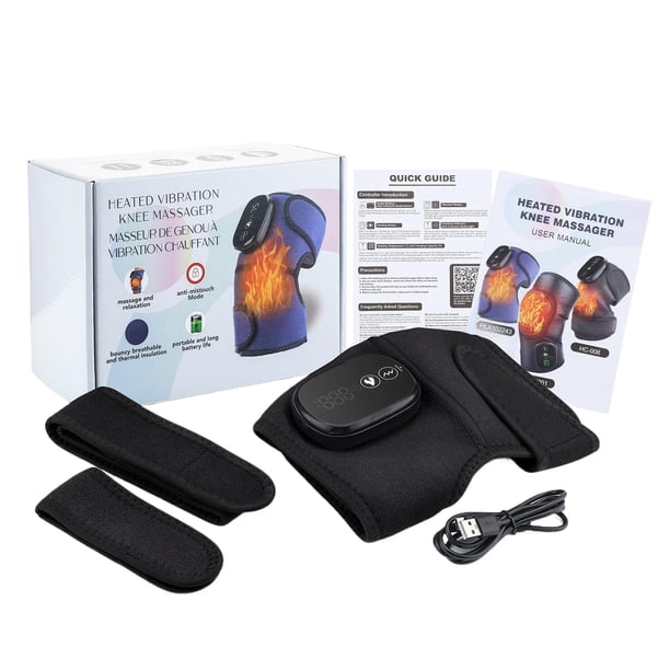 Masajeador de hombros inalámbrico Vogacara Portátil con control de pantalla táctil negro