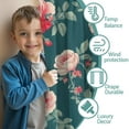 thumbnail image 3 of Blackout Kids Curtains,Pioneer Flower Childrens Insulated Curtains Set Of 2,Bedroom Essentials,Toddler Room Decor 42x84in(106x213cm), 3 of 4