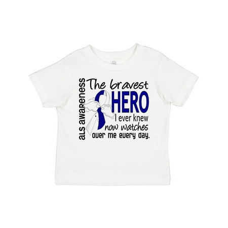 

Inktastic ALS Bravest Hero I Ever Knew 1 Boys Toddler T-Shirt