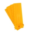 thumbnail image 2 of 4Pcs Cake Scraper Set Plastic Cake Lace Cream Icing Smoother Cake Comb Tool for Baking DIY Tools Yellow, 2 of 8