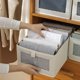 thumbnail image 4 of Moluckfu Cesta Organizadora Beige Multipropósito Para Almacenamiento De Ropa Y Objetos Personales, 4 of 8