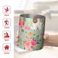 thumbnail image 5 of 12oz Coffee Tumblers Basset Hound and Flowers Stainless Steel Vacuum Insulated Travel Tumbler Coffee Cups Mug with Lid and Straw with Cleaning Brush for Cold & Hot Drinks, 5 of 5
