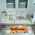 thumbnail image 2 of Lilixerw Summer Doormat Flower Front Door Welcome Mat Rustic Yard Non Slip Seasonal Home Decoration Spring Indoor Outdoor 31.4 x 19.6 inch, 2 of 6