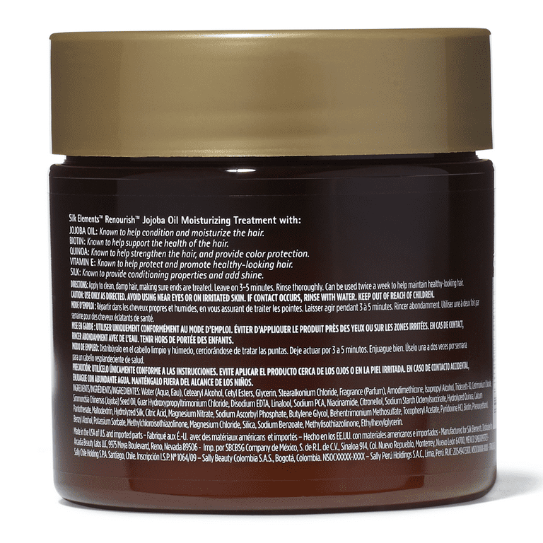 Silk Elements Hair Moisturizer: Jojoba Oil, Biotin, Vitamin E