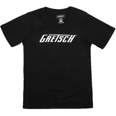 Gretsch Logo Graphic Ladies T-Shirt in Black - Women's XXL
