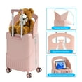 thumbnail image 5 of TABU 20" Ride on Luggage with Seat for Kids, Kids Luggage with Wheels & TSA Lock for Travel,Pink, 5 of 8