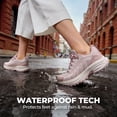 thumbnail image 6 of NORTIV 8 Women's Waterproof Hiking Shoes Lightweight for Walking All Day Comfort Non-Slip Outdoor Trekking Camping Climbing Fashion Sneakers Armadillo FieldLite, 6 of 8