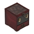 thumbnail image 1 of LYUMO Jewelry Box Antique Wooden Multi‑Layer Drawer Storage Box Organizer With Mirro F, 1 of 8