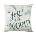 thumbnail image 4 of 1 pieza de funda de almohada decorativa de Feliz Navidad, ciervo, árbol de Navidad, Papá Noel, muñeco de nieve, cojín estampado, conjunto de decoración del hogar, 4 of 5