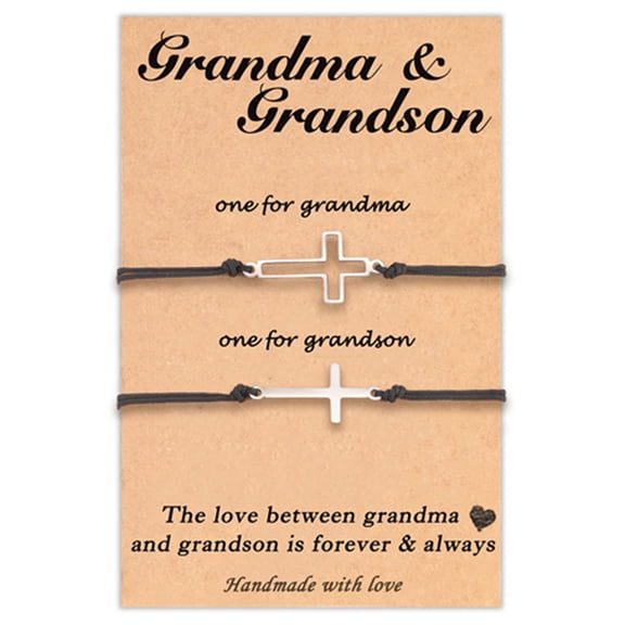 Top-kevin Cross Matching Bracelets Gifts for Mothers Day Fathers Day Christmas Birthday for Your Love Gift
