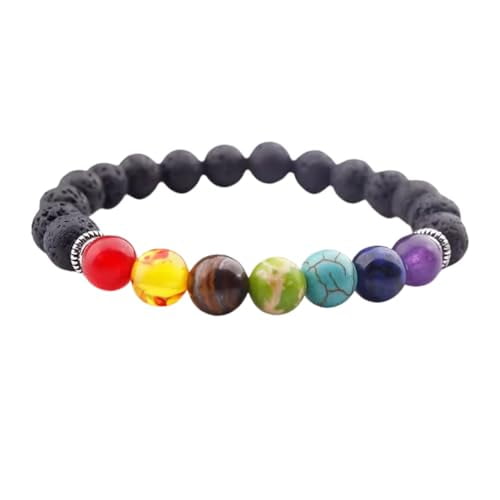 Handmade Beaded Bracelets, Natural Stone Elastic Bracelet 8mm, 1 Count