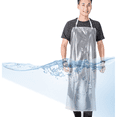 thumbnail image 2 of ACDANC Waterproof Apron,Long-Term Comfort Wear Apron Waterproof Aprons,Heat-Sealed Construction Rubber Aprons,Quick-Clean Surface Cooking Aprons,, 2 of 4