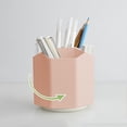 thumbnail image 4 of Rotating Pen Container Student Desk Organizer, Multi Compartment Pen Holder with Note Tray, 360 Degree Smooth Rotation Storage, Office S*chool Makeup Brush Holder Box, 4 of 8