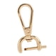 thumbnail image 3 of Cierres giratorios de langosta, cierres para bolsos, accesorios de cuero PU, cierres para llaveros, ganchos giratorios, clips de gatillo para correas , Oro de 16 mm 16mm Oro, 3 of 8